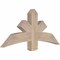Ekena Millwork Alberta Smooth Timber Gable Bracket, Douglas Fir, 48"W x 22"H x 3 1/2"D x 5 1/2"F, 11/12 Pitch GBW048X22X0406ALB00SDF - alternate 4